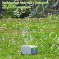 thumbnail image 3 of MesaSe Durable Bubble Machine  Automatic Bubble Blower with LED Lights and 20000 Bubbles Per Minute  Perfect for Indoor and Outdoor Birthday Parties No Bubble Liquid Included, 3 of 4