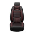 thumbnail image 2 of Maidao 2pcs Front Seat Cover for SEAT for Arona 2017-Present 2 Seats Leather Airbag Compatible Water Resistant Front Set Cushion Protector Black and Red, 2 of 6