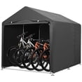 thumbnail image 2 of Edtara Bike Storage Shed, Waterproof Protection, Blocks 98% UV Rays, Fits up to 6 Bicycles, Heavy Duty Awning-Style Garage with Extra Replacement Covers for Outdoor Use, 2 of 8