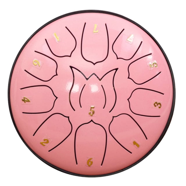 Birdeem 6-Inch 11 Tone Childrens Hand Drum Forget Worry Drum Adult Hand Disc Drum