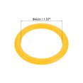 thumbnail image 2 of Unique Bargains 4cm Plastic Carnival Ringtoss Rings Hoop Party Favor Game, Yellow 24 Pack, 2 of 5