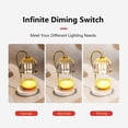 thumbnail image 4 of TUOTGOYEZ Candle Warmer Lamp, Electric Candle Lamp Warmer with 2 Bulbs for Scented Candles, Dimmable Wax Melt Warmer with Marble Base for Home Bedroom Décor Aesthetic House Warming Gifts, 4 of 6