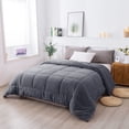 thumbnail image 2 of Reversible Plush Sherpa Comforter, 2 of 23