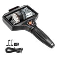 thumbnail image 1 of KFFKFF Multi-Lens Borescope, 5'' Display Inspection Cam, Light-Enhanced, 8X Zoom, 1080P HD Split View, 10 LED Endoscope for Auto, Plumbing (16.5FT Cable, 32GB Card Included), 1 of 9