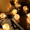 thumbnail image 3 of Amdohai 200LEDs Fairy String Lights Round Bulb Shaped Decorative Hanging Lights Waterproof Copper Wire Lights Garden Patio Landscape Backyard Lighting for Wedding Party Outdoor, 3 of 8