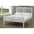thumbnail image 1 of Kurtis White Finish Metal Frame Platform Bed, 1 of 1