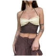 thumbnail image 1 of Cameland Camisoles Décontractées pour Femmes, Printemps Été, Couleur Unie Douce, Col Rond, 1 of 9