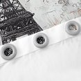 thumbnail image 4 of Ensemble de Rideaux de Fenêtre Tour Eiffel 2 Panneaux, Rideaux Romantiques pour Couple, Rideaux de Fleurs Rouges pour la Saint-Valentin pour Enfants et Adultes Décoration de Chambre, 38lx45h, 4 of 6