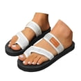 thumbnail image 1 of IUJSOY Womens Flip Flops Clip Toe Ring Flat Sandals Comfortble Yoga Mat Mesh Beach Slippers Slides, 1 of 9