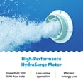 thumbnail image 3 of Funsicle FiltraBoost 1200 Pool Pump, 1200 GPH, Includes Type C Filter Cartridge, 3 of 7