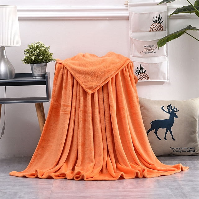 Fridja Under Clearance 5$ Super Soft Warm Warm Fleece Blanket Throw Rug Sofa Bedding Home Essentials