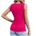 thumbnail image 2 of UPPADA Womens Tank Tops Summer Sleeveless Shirts Ladies Ribbed Wide Shoulder Straps Tees Racerback Tight Slim Fitted Workout Tank Tops Fitted Tops Racer Back Blouses, Membership, 2 of 5