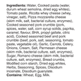 thumbnail image 4 of Marie Callender's Lasagne à la viande repas surgelé, Repas copieux, Avec pâtes entièrement cuisinées par nous et tomates mûries sur pied, Fait avec du bœuf et du porc Lasagne à la viande repas surgelé, 879g, 4 of 6