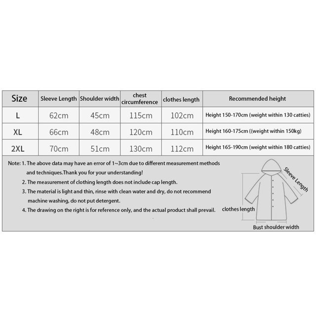Baohd Femmes Homme Imperméable Long Veste de Pluie Imperméable Mince avec Capuche Vêtements Costume de Pluie Randonnée Randonnée Vélo Rose Rouge L