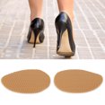 thumbnail image 4 of Shoes Grip Pad, Prevent Slip Round Toe Safe Self Adhesive Wearable Stick Sole Protector  For High Heels For Men Black,Khaki, 4 of 8