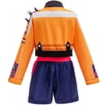 thumbnail image 4 of 3PC Girls Rock Star Stage Costume Halloween Jacket T-Shirt Shorts Set, Size 7-8Y, 4 of 7
