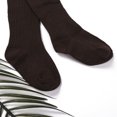 thumbnail image 4 of Faithtur Girls Knit Tights Thread Crochet Pantyhose Warm Ribbed Stockings, 4 of 7