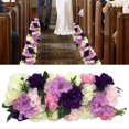 thumbnail image 2 of pitrice Faux Roses Artificial Flower Wall Backdrop Backdrop Roses Artificial Flower Home Office Bouquet Decoration, 2 of 8