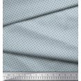 thumbnail image 3 of Soimoi Velvet Fabric Geometric Small Print Fabric by The Yard 58 Inch Wide, 3 of 3