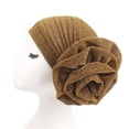 thumbnail image 1 of Women's Muslim Elastic Band Ethnic Hijab Solid Color Adjustable Small Cap Tube Cap Wrapped Turban Cap Lace Up, 1 of 4