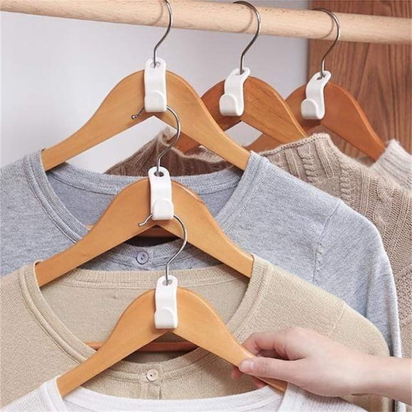 tumgatte Flocking Clothes Hanger Home Easy Hook Closet Organizer 6PCS Summer Savings