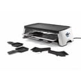 thumbnail image 1 of RICARDO Non-Stick Reversible Electric Raclette Set, 18 Pieces, 8 Persons, The Rock Cooking Surface, LED Temp Control, Easy Clean, 1500 Watts, 1 of 6