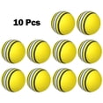 thumbnail image 1 of 10pc Golf Swing Training Foam Balls Indoor Practice Rainbow Sponge Balls, 1 of 9