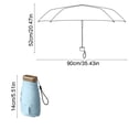 thumbnail image 3 of Yhmxh Home and Kitchen Mini Travel Umbrella For Purse Lightweight Folding Umbrella Sun Protection Windproof Portable Parasol For Women Men Kids Polyester Umbrellas, 3 of 6