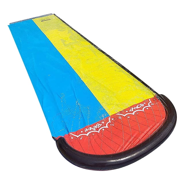 Water Slide Summer Kids Dual Racing Slide Outdoor PVC Sliding Toy for Water Park Lawn Backyard