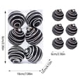 thumbnail image 3 of Meitianfacai Christmas Decorations Clearance 6 Hand Drawn Christmas Ball 6cm PVC Box Christmas Tree Decoration Pendant Christmas Window Display Ball Holiday Gift Black, 3 of 6