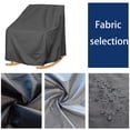 thumbnail image 3 of Dvkptbk Patio Chair Covers Rocking Chair Cover Ash-proof Garden Furniture Stool Cover Outdoor Lawn Patio Furniture Covers, 3 of 4