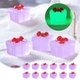 thumbnail image 2 of WRKEKC Clearance 12pcs Christmas Luminous Mini Gift Box Micro Small Ornaments Transparent Gift Box DIY Small Accessories, 2 of 6