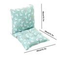 thumbnail image 3 of Coussin de Chaise à Dossier Haut, Coussin pour Chaise Berçante Intérieur Extérieur Toutes Saisons Imperméable avec Sangles, Design Pliable, Lin, 3 of 8