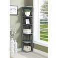 thumbnail image 1 of Convenience Concepts 203280GY Omega Bibliothèque d'Angle à 5 Niveaux - Gris, 1 of 6