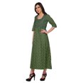 thumbnail image 2 of Moomaya Kurta à Manches 3/4 Imprimée pour Femmes Kurti Longue Vêtements d'Été pour Femmes, 2 of 5