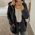 thumbnail image 2 of Winter Clearance Cardigan Sweaters for Women Long Sleeve Loose Coat Cardigan Solid Color Sweater, 2 of 7