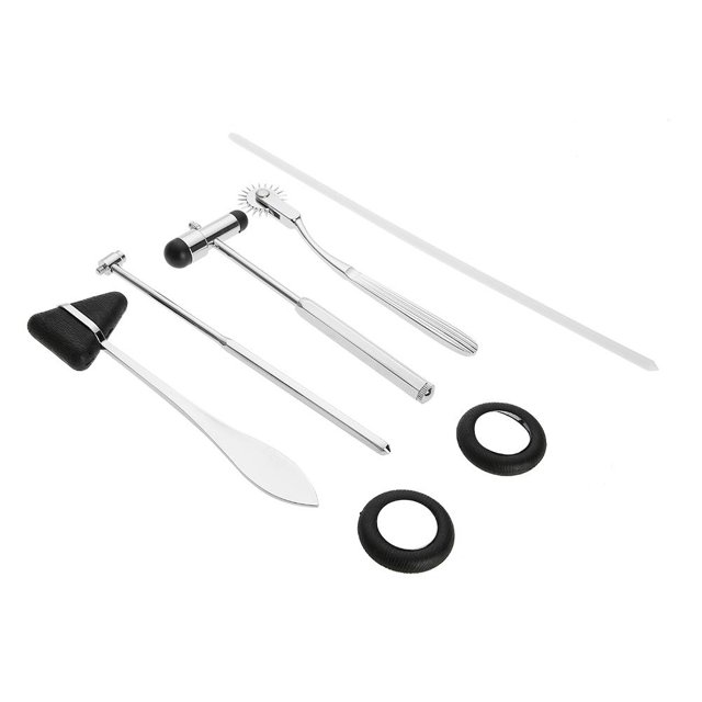 Peahefy Marteau Médical Neurologique 5 en 1 pour Réflexologie Musculaire Kit de Percussion de Soins de Santé