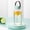 Green#2, variant on Transparent Plastic Sports Water Bottle | 450mL Capacity | Portable with Handle & Strap | Dishwasher Safe | For Outdoor, Camping, Gym | Black, Pink, Green, Yellow