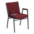 thumbnail image 1 of Bowery Hill Contemporary Upholstered Stacking Chair in Burgundy, 1 of 9
