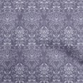 thumbnail image 1 of oneOone Rayon Grayish Purple Fabric Damask Sewing Material Print Fabric By The Yard 56 Inch Wide, 1 of 4