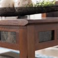 thumbnail image 4 of Leick Furniture Table Basse Rectangulaire en Bois Style Ardoise Rustique en Chêne Rustique, 4 of 6