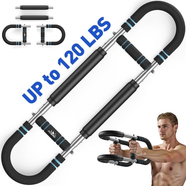 FLYBIRD Entraîneur de Bras Torsadés, Exerciseur de Poitrine Torsadée Ajustable avec 2 Ressorts pour Hommes et Femmes, Équipement de Mise en Forme à Domicile Torsadable Détachable pour Améliorer les Muscles du Haut du Corps