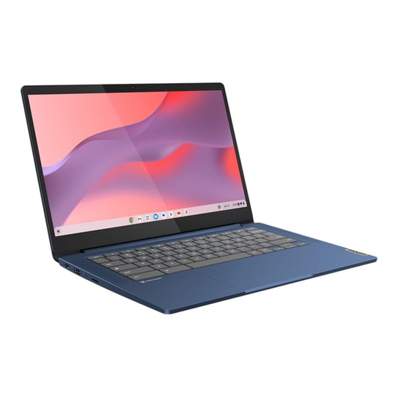 Lenovo IdeaPad Slim 3 Chrome 14M868 82XJ - Kompanio 520 up to 2.05 GHz - Chrome OS - Mali-G52 2EE MC2 - 4 GB RAM - 64 GB eMMC - 14" IPS touchscreen 1920 x 1080 (Full HD) - Wi-Fi 6 - abyss blue - kbd: English