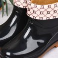 thumbnail image 5 of Boot Womens Rain Boots Fashion Antiskid Short Rain Boot Round Head Radian PVC Plastic Rain Boots, 5 of 5