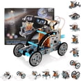 thumbnail image 3 of 13 In 1 Solar Robot Kit Diy Construction Science Experiment Set For Kids Age 8 To 10 Years And Older 190 Pieces Stem Educational Building Toy, 3 of 8