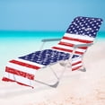 thumbnail image 4 of LSLJS Beach Chair Cover with Side Pockets, Microfiber Chaise Lounge Chair Towel Cover for Sun Lounger Pool Sunbathing Garden Beach Hotel, Easy To Carry Around, 4 of 6