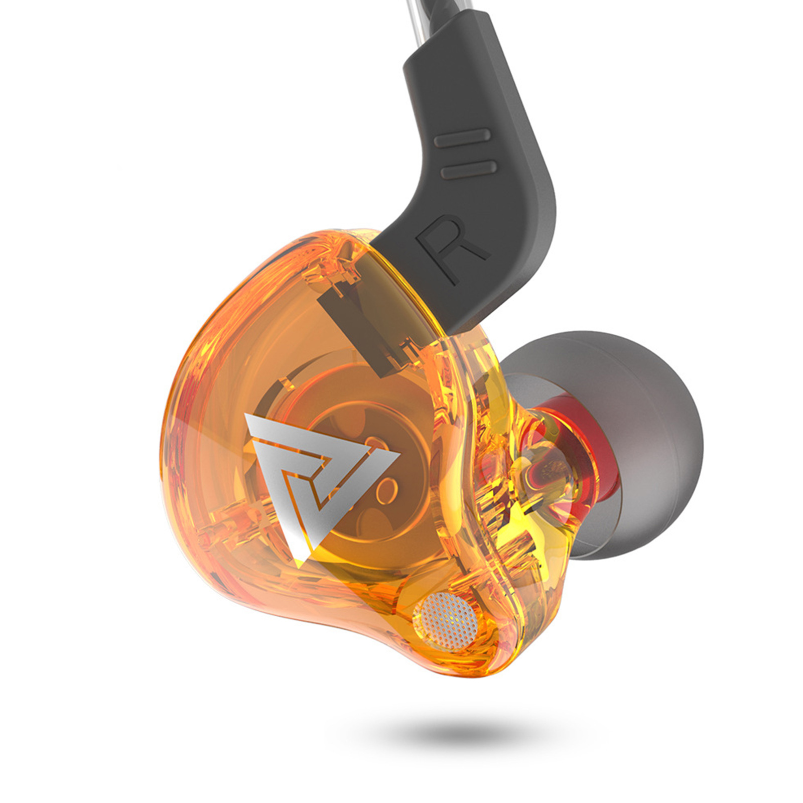 QKZ AK6 Universal 3.5mm HiFi Sport Headphones In Ear Earphone for Running with Microphone Headset Music Earbuds