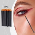 thumbnail image 1 of RKSTN Eyeliner Brush Disposable Eyeliner Brush 50PCS, 1 of 8