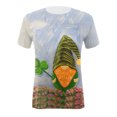 thumbnail image 4 of QIPOPIQ T-Shirts à Manches Courtes pour Femmes à Col Rond St. Patrick's Day T-Shirts Hauts Shamrock T-Shirt Chemise Verte Tunique St Patricks Day Chemises Imprimées pour Dames Col Rond Chemises de Vacances T-Shirts Graphiques Aubaines, 4 of 4