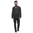 thumbnail image 1 of Atasi Kurta Décontractée Imprimée à Col Chinois Chemise Ethnique Kurta Courte pour Homme Tunique, 1 of 5